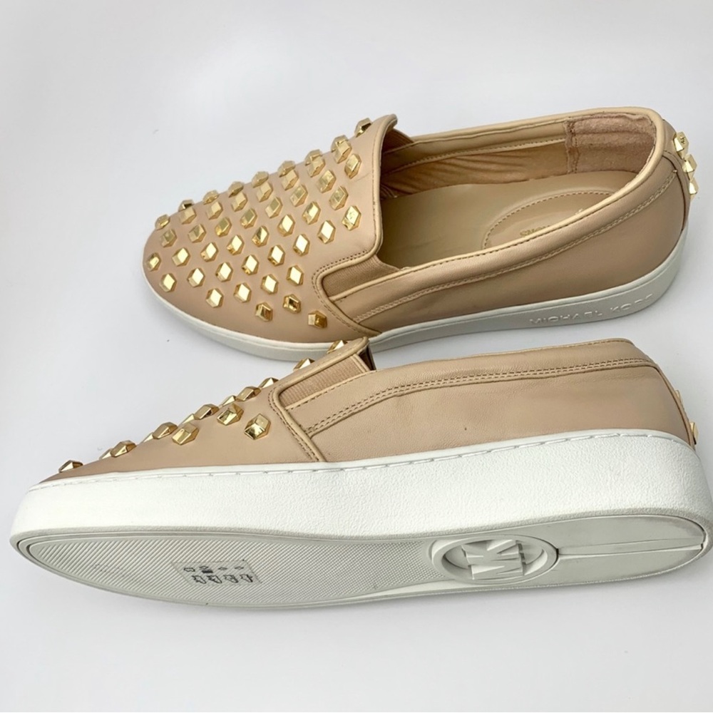 NWT MICHAEL KORS 3D LETHER & METAL SNEAKERS UNISEX SHOES - Picture 3 of 10
